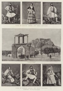 Athen illustrert av English Photographer