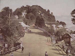 Bandstand, Darjeeling (farget bilde) av English Photographer