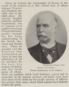 Baron de Courcel, fransk ambassadør ved St James