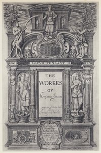 Ben Jonson, The Workes, Workes, W Stansby 1616 (s/hvitt-bilde) av English Photographer
