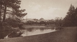 Botanic Gardens, Cambridge (s/hvitt bilde) av English Photographer
