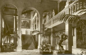 Bowes Museum, Barnard Castle, County Durham (s/hvitt-bilde) av English Photographer