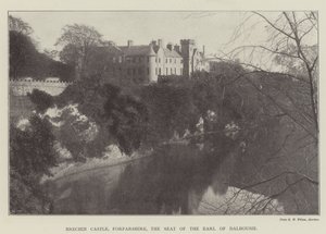 Brechin Castle, Forfarshire, setet til jarlen av Dalhousie av English Photographer