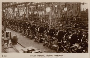 Kulefabrikk, Arsenal, Woolwich (s/hv-bilde) av English Photographer