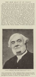 Canon Gregory, den nye dekanen i St. Pauls av English Photographer