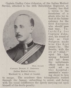 Kaptein Dudley C Johnston (indisk medisinsk tjeneste), myrdet av en Ghazi ved Loralai av English Photographer