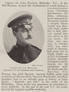 Kaptein Sir JP Milbanke, tildelt VC for gallanteri nær Colesberg av English Photographer