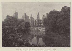 Cardiff Castle, Glamorgan, setet til markisen av Bute av English Photographer