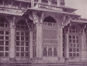 Utskåret Fretwork-vindu, Gwalior av English Photographer