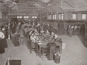 Central London Post Office Telefonsentral, Carter Lane, East Central av English Photographer