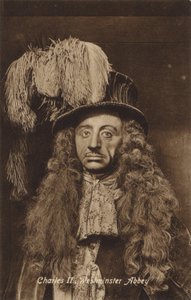 Karl II, Westminster Abbey, London (s/h-bilde) av English Photographer