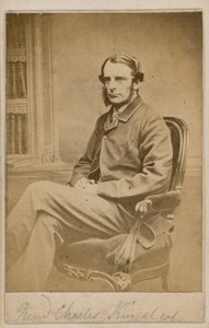 Charles Kingsley av English Photographer