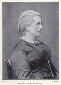 Charlotte Mary Yonge (s/hvitt bilde) av English Photographer