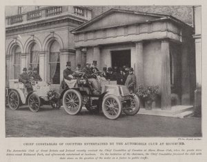 Chief Constable of Counties underholdt av Automobile Club i Richmond av English Photographer