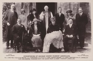 Dåp av George Henry Hubert Lascelles av English Photographer