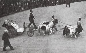 Askepotts trener, Lord Mayor#39;s Show, London (s/hv-bilde) av English Photographer