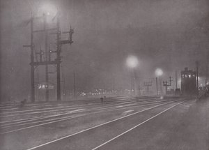 Clapham Junction om natten av English Photographer
