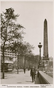 Cleopatras Needle, Thames Embankment, London av English Photographer