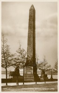 Cleopatras Needle, Thames Embankment, London av English Photographer