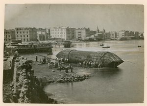 Cleopatras Needle forlater Alexandria av English Photographer