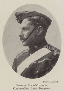 Oberst Burn-Murdoch, kommanderende Royal Dragoons av English Photographer