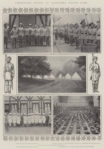 Kroningsgjester på Alexandra Palace Camp
