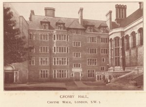 Crosby Hall, Cheyne Walk, London av English Photographer