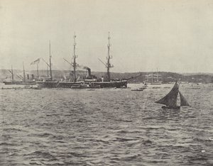 Avgang av HMS Calliope av English Photographer