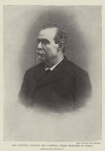 Don Antonio Canovas del Castillo, Spanias statsminister, myrdet 8. august av English Photographer