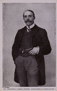 Dr Frederic Hymen Cowen , komponist, pianist og dirigent (1852-1935) av English Photographer
