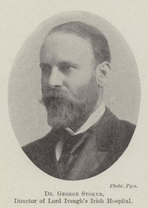 Dr George Stoker, direktør for Lord Iveaghs Irish Hospital av English Photographer