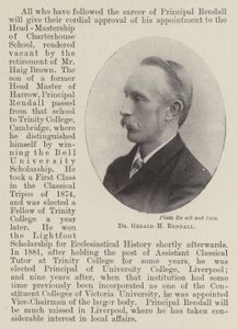 Dr Gerald H Rendall av English Photographer