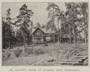 Dr Nansens House at Lysaker, near Christiania av English Photographer