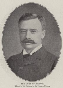 Duke of Bedford av English Photographer