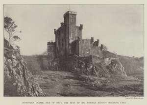 Dunvegan Castle, Isle of Skye, setet til Mr Norman Magnus Macleod, CMG av English Photographer