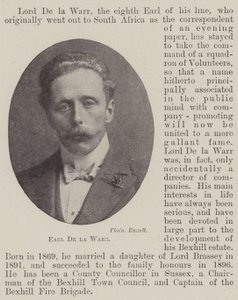 Earl De la Warr av English Photographer