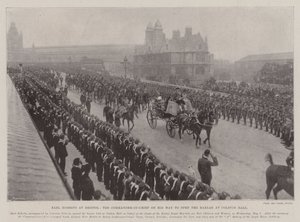 Earl Roberts i Bristol, øverstkommanderende på vei for å åpne basaren i Colston Hall av English Photographer