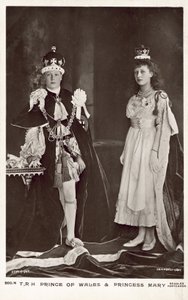 Edward, Prince of Wales og Mary, Princess Royal av English Photographer