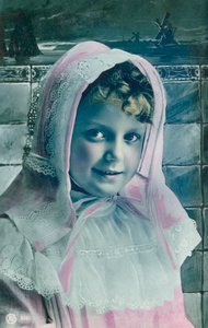 Edwardiansk postkort av English Photographer