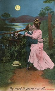 Edwardiansk postkort av English Photographer