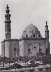 Egypt: Moskeen Sultan Hasan (s/hvitt bilde) av English Photographer