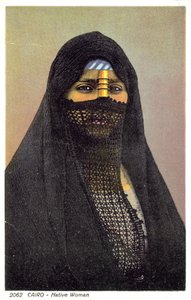 Egyptiske kvinner (fargebilde) av English Photographer