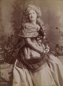 Ellen Terry som Clarisse i Robespierre, Lyceum Theatre av English Photographer