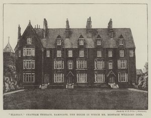 Elleray, Chatham Terrace, Ramsgate, huset der Montagu Williams døde av English Photographer