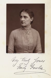 Emily Fowler (s/hvitt bilde) av English Photographer