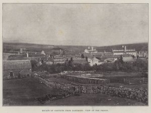 Escape of Convicts from Dartmoor, View of the Prison av English Photographer
