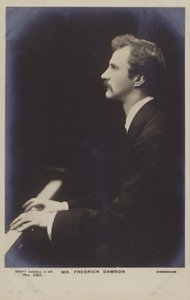 Frederick Dawson , engelsk pianist av English Photographer