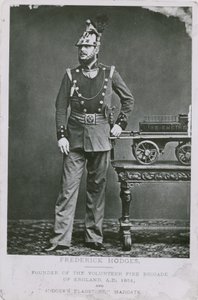 Frederick Hodges, grunnlegger av Volunteer Fire Brigade of England av English Photographer