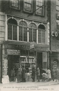 Fransk bokhandel, 17 Green Street, Leicester Square, London av English Photographer
