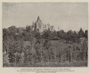 Friedrichshof, keiserinne Fredericks Palace nær Homburg av English Photographer